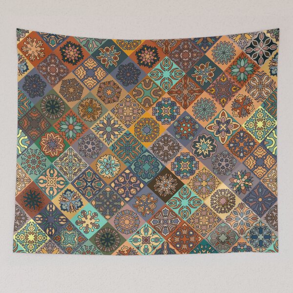 Item preview, Floral Pattern Flower Boho Mandala designed and sold by FotoArtist.