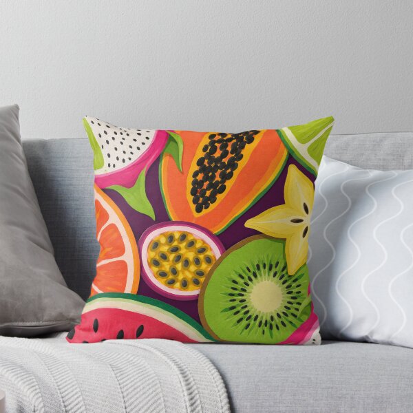 Item preview, Oversized Tropical Fruit Abstract Pattern designed and sold by frumixart.