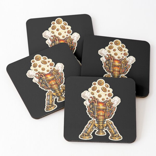Item preview, Glowing Steampunk Engine - Victorian Gear Illustration designed and sold by ArtoryWorks.