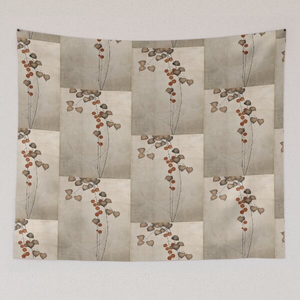 Item preview, Wabi sabi and japandi inspired rustic autumn branch designed and sold by filigreedigital.