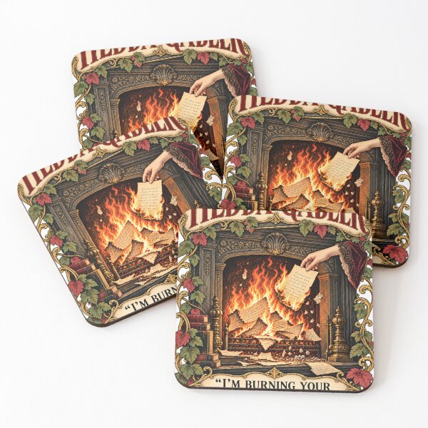Item preview, Hedda Gabler – “I’m Burning Your Child, Ejlert Lovborg” – Henrik Ibsen Literary Art designed and sold by Past in Threads.