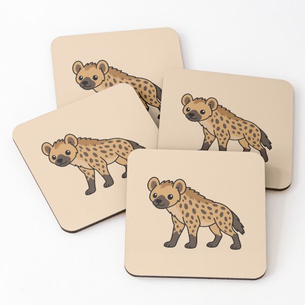 Item preview, Cute Cartoon Spotted Hyena designed and sold by WildlifeDoodle.