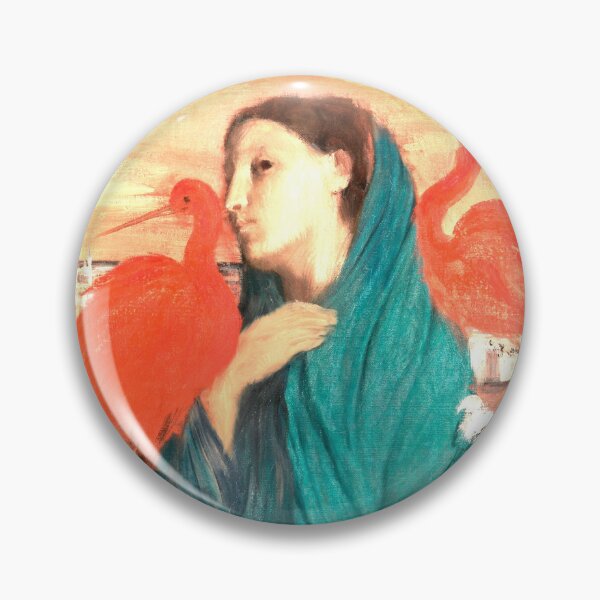 Item preview, Young Woman with Ibis (ca. 1860–1862) by Edgar Degas. designed and sold by AngyDesigns49.