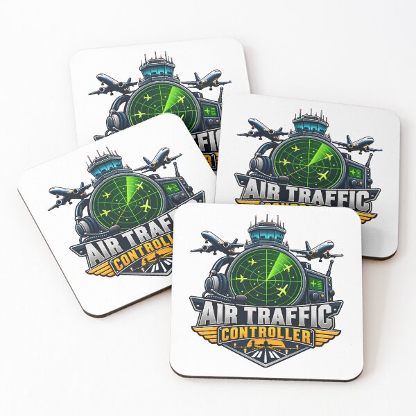 Item preview, Air Traffic Controller Aviation Radar Tower Airport Worker Emblem designed and sold by Photo-Sphere101.