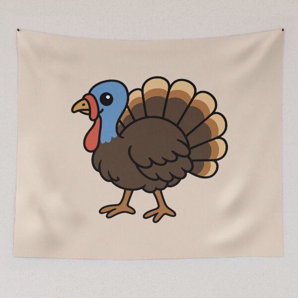 Item preview, Cute Cartoon Turkey designed and sold by WildlifeDoodle.