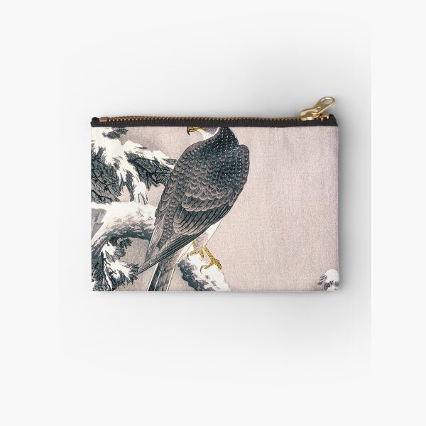 Item preview, Goshawk on Snow-covered Pine Bough by Ohara Koson (1877–1945) designed and sold by AngyDesigns49.