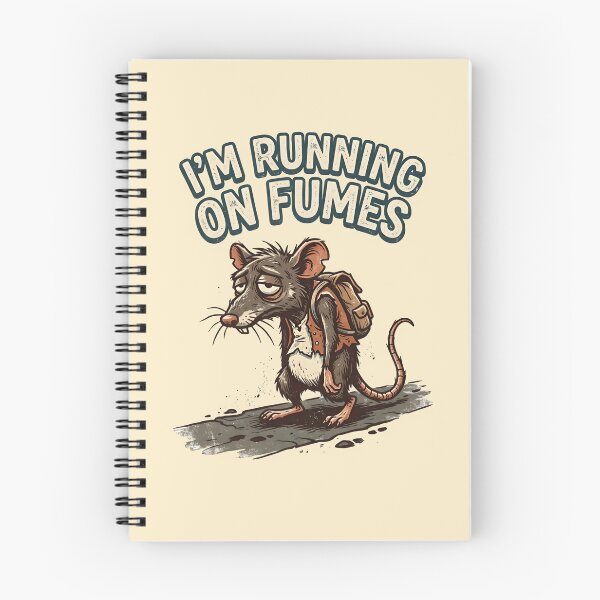 Item preview,  I'm running on fumes - Worn out Rat - Burnout designed and sold by ParadoxParadox.