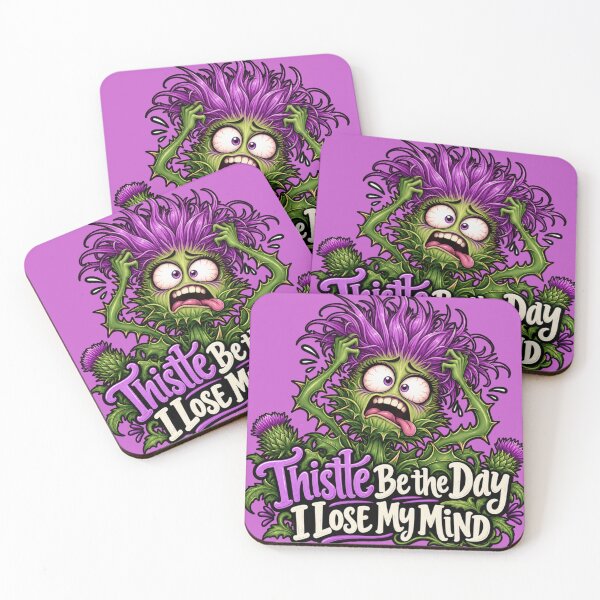 Item preview, Thistle Be the Day I Lose My Mind – Funny Frazzled Flower designed and sold by Searching ideas.