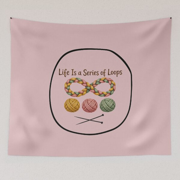 Item preview, Life Is a Series of Loops — PanaluPrint for Knitters designed and sold by PanaluPrint .