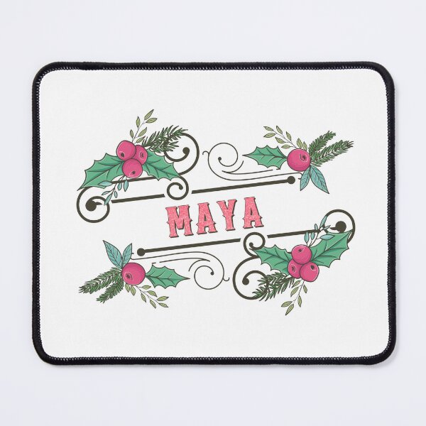 Item preview, Maya Personalized Custom Christmas Name - Cool & Funny Design for Women and Girls designed and sold by Watsonarts.