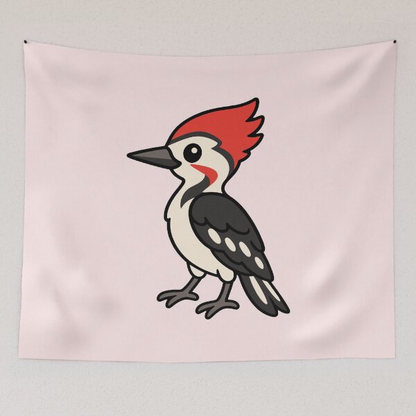 Item preview, Cute Cartoon Woodpecker designed and sold by WildlifeDoodle.
