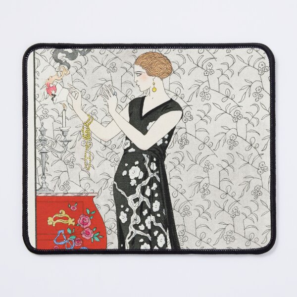 Item preview, Fumée_ Robe du soir, de Beer (1921) fashion illustration by George Barbier. designed and sold by AngyDesigns49.