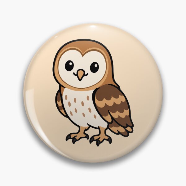 Item preview, Cute Cartoon Barn Owl designed and sold by WildlifeDoodle.