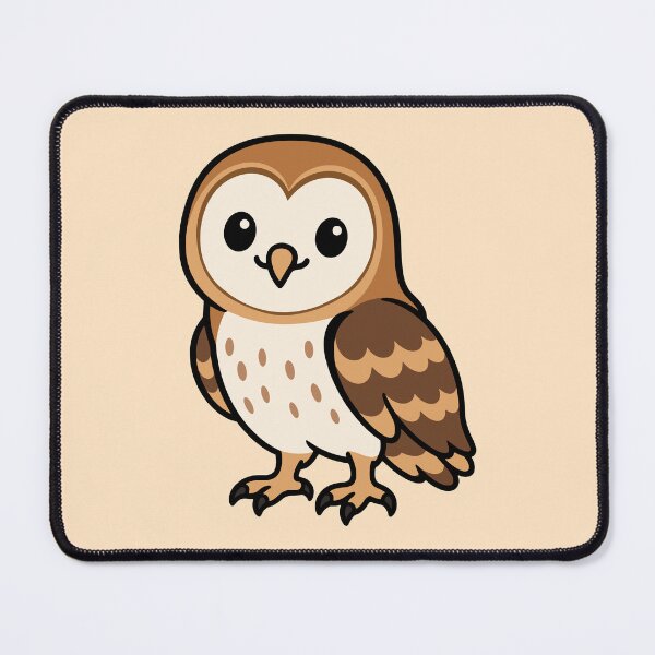 Item preview, Cute Cartoon Barn Owl designed and sold by WildlifeDoodle.