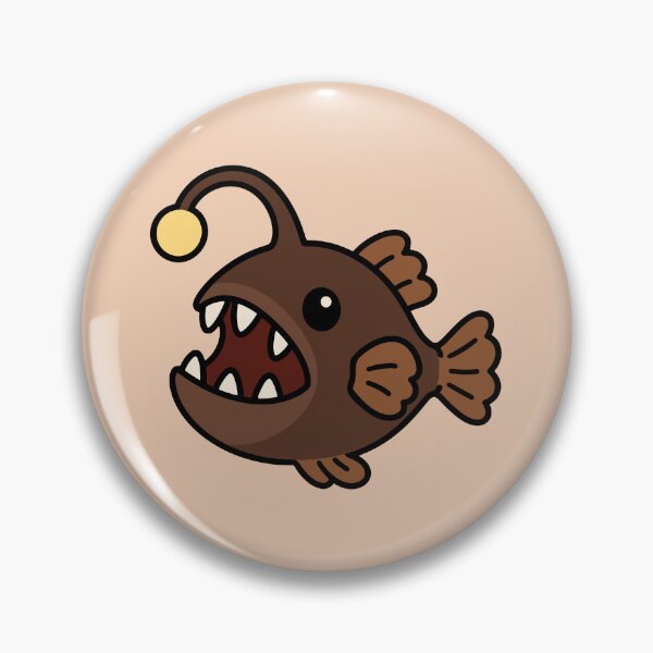 Item preview, Cute Cartoon Anglerfish designed and sold by WildlifeDoodle.