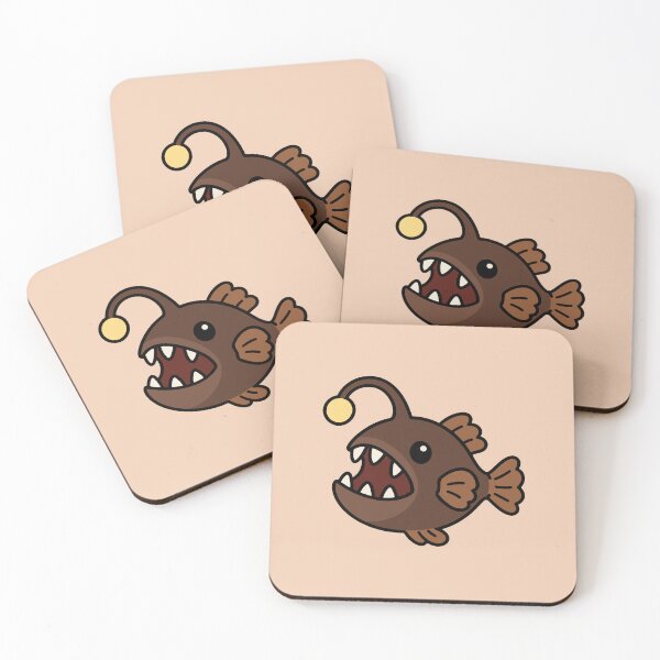 Item preview, Cute Cartoon Anglerfish designed and sold by WildlifeDoodle.