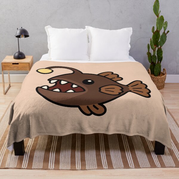 Item preview, Cute Cartoon Anglerfish designed and sold by WildlifeDoodle.
