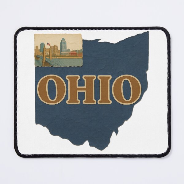 Item preview, Ohio Map | Ohio State Outline | USA Map Art designed and sold by 22k Lab Studio.