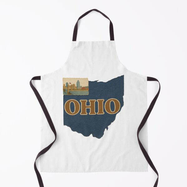 Item preview, Mapa de Ohio | Contorno del estado de Ohio | Arte cartográfico de EE. UU. designed and sold by 22k Lab Studio.