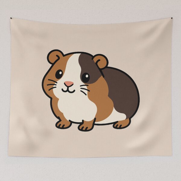 Item preview, Cute Cartoon Guinea Pig designed and sold by WildlifeDoodle.