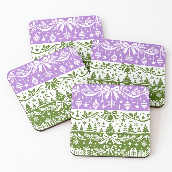 Item preview, Genderqueer Pride Flag with Christmas Holiday Doodles designed and sold by Travelslightly.