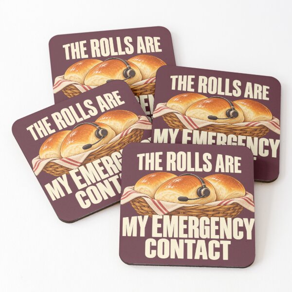 Item preview, Dinner Rolls Are My Emergency Contact Thanksgiving designed and sold by POD DYNASTY | Original Print On Demand T-Shirt Graphics.