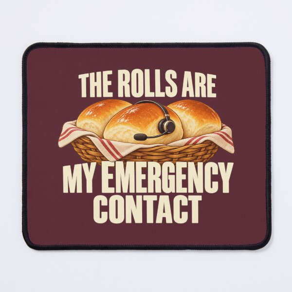 Item preview, Dinner Rolls Are My Emergency Contact Thanksgiving designed and sold by POD DYNASTY | Original Print On Demand T-Shirt Graphics.