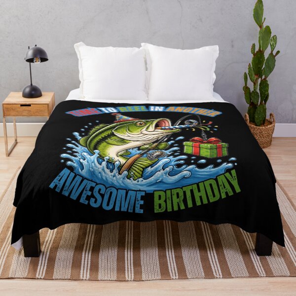 Item preview, Time To Reel In Another Awesome Birthday Funny Fishing designed and sold by LeSoniPapaPrint.
