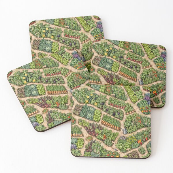 Item preview, Colorful Kitchen Vegetable Garden Pattern designed and sold by frumixart.