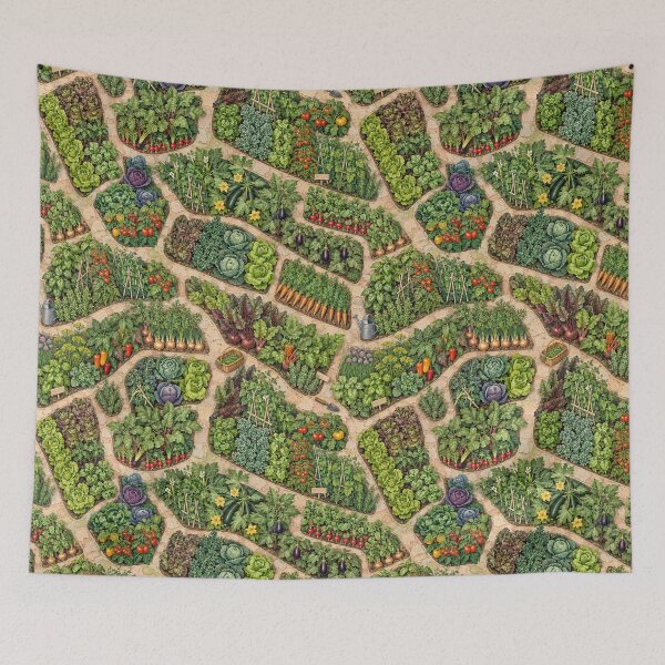 Item preview, Colorful Kitchen Vegetable Garden Pattern designed and sold by frumixart.