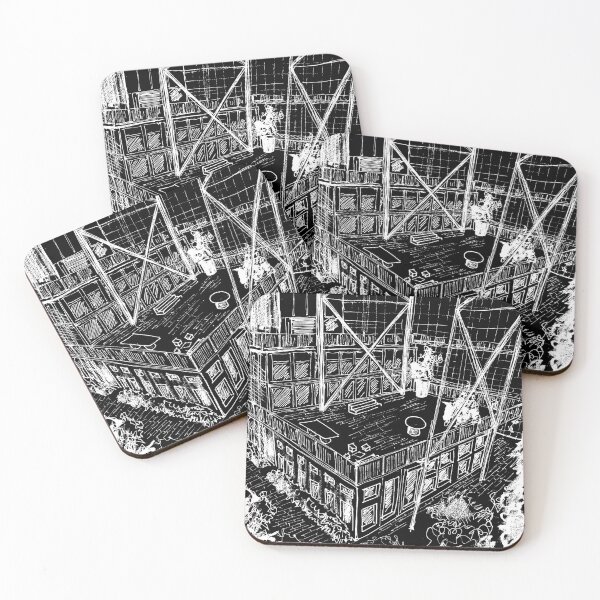 Item preview, Skyscraper Lounge Terrace - Urban Architectural - Dark Version designed and sold by BarnBurns.