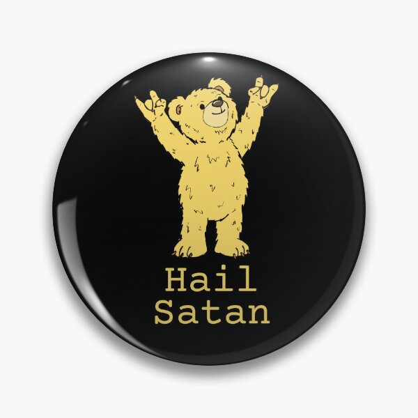 Item preview, Hail Satan Honey Bear Teddy designed and sold by Melty Shirts.