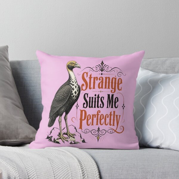 Item preview, White-necked Rockfowl Shirt - Strange Suits Me Perfectly - Gothic Halloween Bird Tee - Quirky Museum Engraving Apparel designed and sold by Max Store.