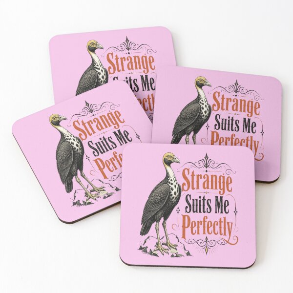 Item preview, White-necked Rockfowl Shirt - Strange Suits Me Perfectly - Gothic Halloween Bird Tee - Quirky Museum Engraving Apparel designed and sold by Max Store.