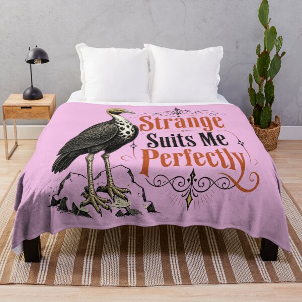 Item preview, White-necked Rockfowl Shirt - Strange Suits Me Perfectly - Gothic Halloween Bird Tee - Quirky Museum Engraving Apparel designed and sold by Max Store.