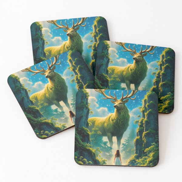 Item preview, Giant elk in watercolor: an image straight out of a dream #2. designed and sold by ELFofDREAMS.