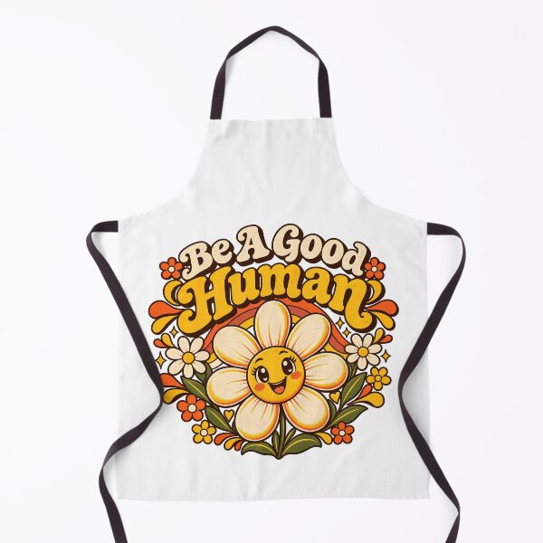 Item preview, Be A Good Human Cute Smiling Daisy Flower Kindness Retro designed and sold by Photo-Sphere101.