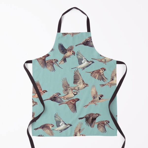 Item preview, Flight of Sparrow - Duck Egg Blue designed and sold by Lidra Zehcnas.