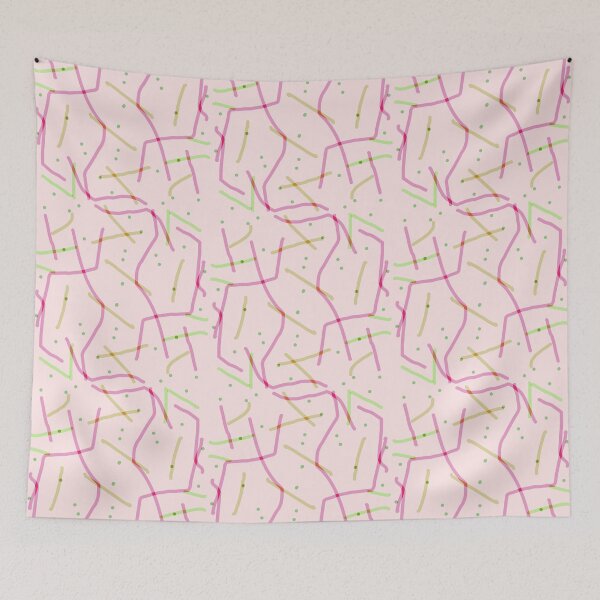 Item preview, Soft Doodle Grid, Pastel Scribble & Dots designed and sold by Larter-designs.
