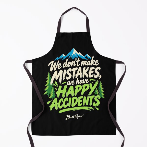 Item preview, Bob Ross Happy Accidents Painting Quote designed and sold by karamram.