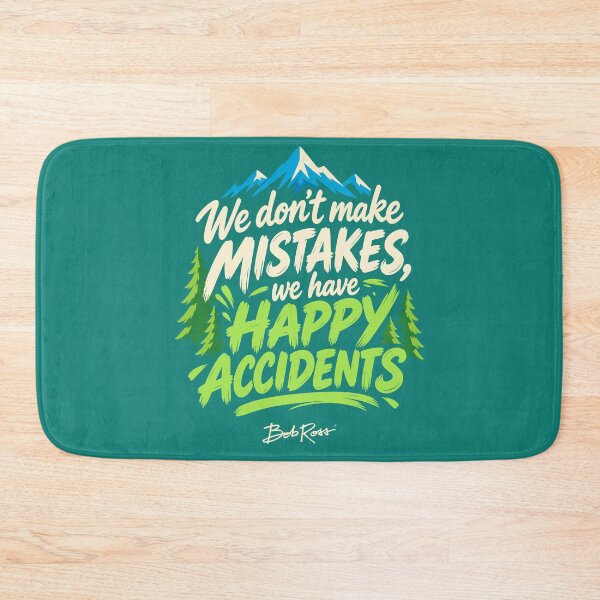 Item preview, Cita de Bob Ross sobre los felices accidentes en la pintura designed and sold by karamram.
