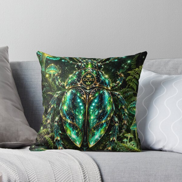 Item preview, GCR1 Bioglow Forest Relic – Glowing Beetle Enchanted Nature Art designed and sold by GCR1.