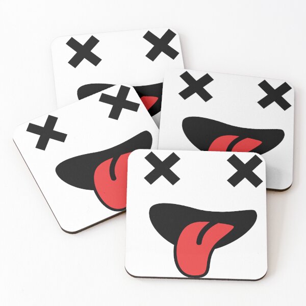 Item preview, Funny Dead Emoji Face with Cross Eyes and Hanging Tongue designed and sold by darkskinbender.