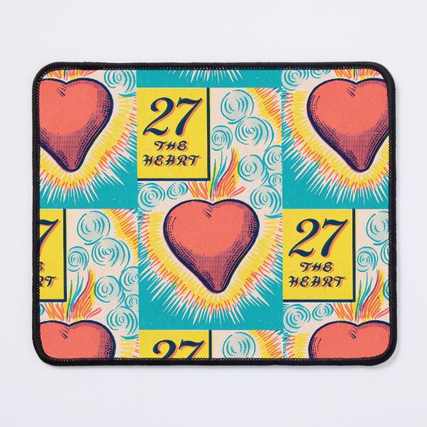 Item preview, Flaming Heart Vintage Game Card Number 27 designed and sold by Fani*.