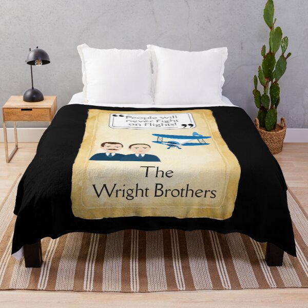 Item preview, Wright Brothers - People will never fight on flights! (Funny Fake Quote) designed and sold by lovewhatyoudo.