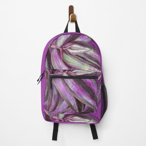 Item preview, Purple Tradescantia Leaves Floral Pattern Art designed and sold by MatiolaScentArt.