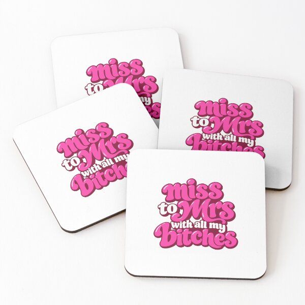 Item preview, Miss To Mrs Bride Tribe Pink Typography designed and sold by FemmePod.