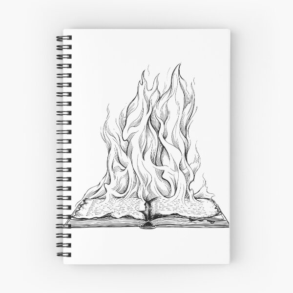 Item preview, Book on Fire designed and sold by Naux | Design & Illustration.