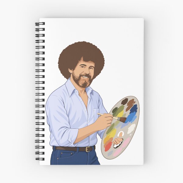 Item preview, Bob Ross No Mistakes Just Happy Accidents Happy Little Trees Vintage Retro Art designed and sold by karamram.