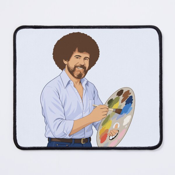 Item preview, Bob Ross No Mistakes Just Happy Accidents Happy Little Trees Vintage Retro Art designed and sold by karamram.